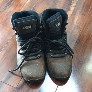 Alpine Design women's leather brown hiking boots water proof size 6